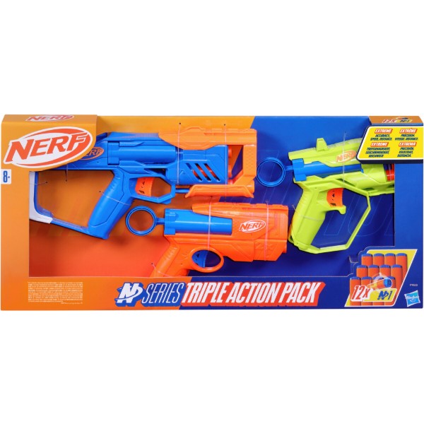 Фото - Бластер многозарядный Hasbro Triple Action Pack серия Nerf N Series (F9840)